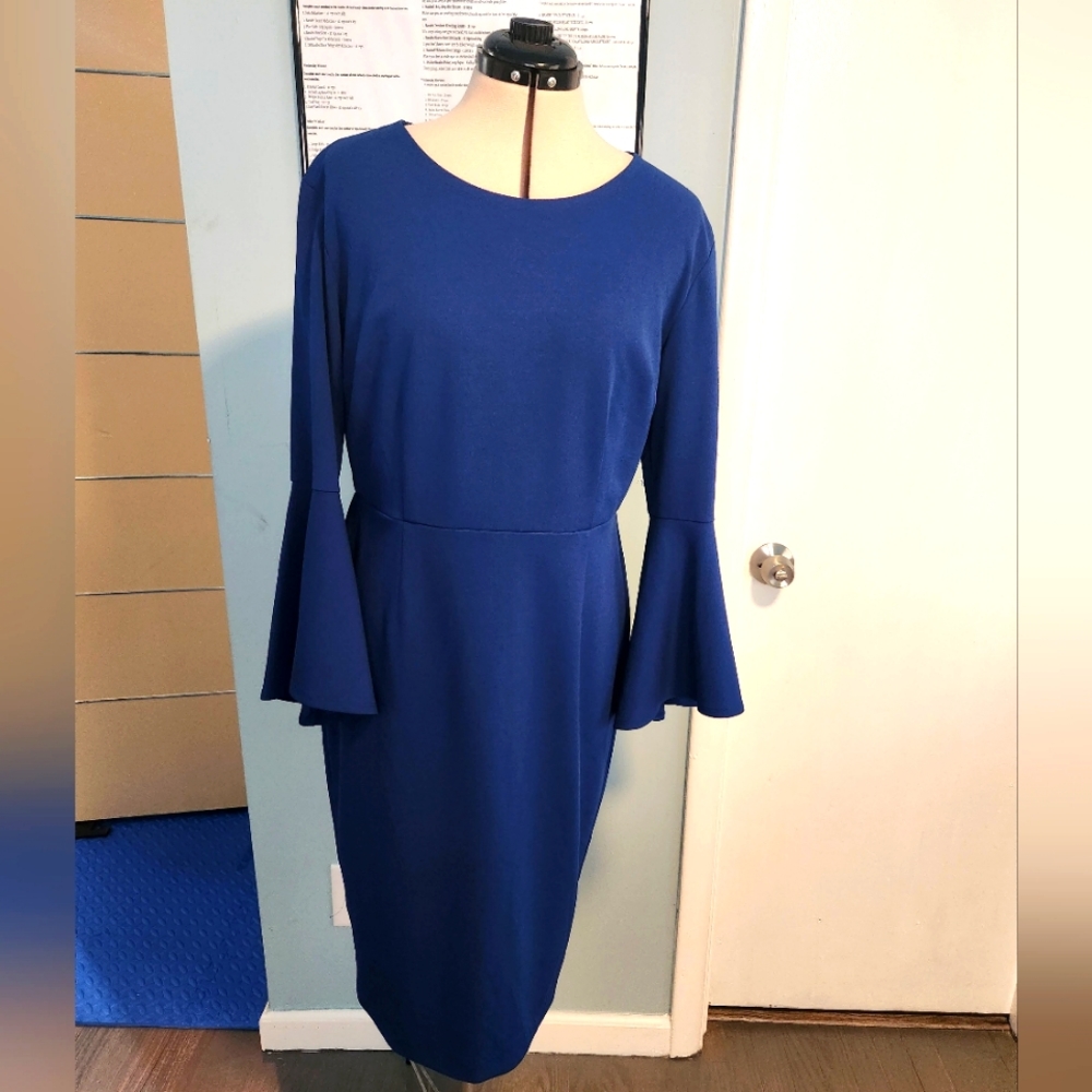 New York & Company Navy Blue Dress